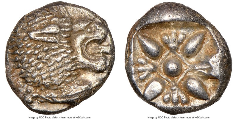 IONIA. Miletus. Ca. late 6th-5th centuries BC. AR 1/12 stater or obol (9mm, 1.17...