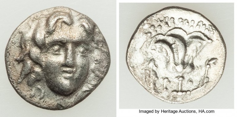 CARIAN ISLANDS. Rhodes. Ca. 205-190 BC. AR hemidrachm (12mm, 1.12 gm, 12h). AU, ...