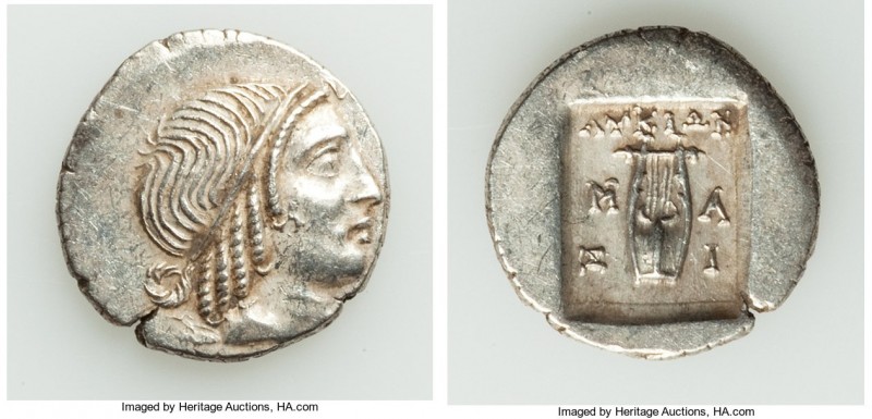 LYCIAN LEAGUE. Masicytes. Ca. 48-20 BC. AR hemidrachm (15mm, 1.94 gm, 12h). Choi...