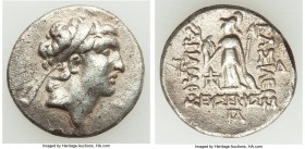 CAPPADOCIAN KINGDOM. Ariarathes V Eusebes Philopater (ca. 163-130 BC). AR drachm (17mm, 3.94 gm, 12h). Choice VF. Eusebeia-Mazaca, dated Year 33 (130/...