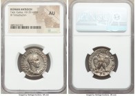 SYRIA. Antioch. Trebonianus Gallus (AD 251-253). BI tetradrachm (26mm, 12h). NGC AU. 2nd issue, 6th officina. AYTOK K Γ OYIB TPЄB ΓAΛΛOC CЄB, laureate...