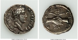 Antoninus Pius (AD 138-161). AR denarius (18mm, 3.42 gm, 7h). Choice XF. Rome, AD 145-147. ANTONINVS - AVG PIVS P P, laureate head right / COS IIII, c...