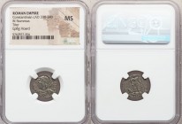 Constantinople Commemorative (ca. AD 330-340). AE3 or BI nummus (17mm, 12h). NGC MS. Trier, 2nd officina, ca. AD 330-331, struck under Constantine I t...