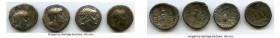 ANCIENT LOTS. Greek. Cappadocian Kingdom. Ariobarzanes I (96-63 BC). Lot of four (4) AR drachms. Fine. Includes: Various dates and field marks. Lot of...