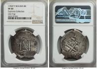 Philip V Cob 8 Reales 1702 P-Y VF30 NGC, Potosi mint, KM31. 39.3mm. 26.71gm. Ex. Espinola Collection

HID09801242017

© 2020 Heritage Auctions | A...