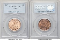 George V Cent 1919 MS65 Red PCGS, Ottawa mint, KM21. Golden-rose colored red. 

HID09801242017

© 2020 Heritage Auctions | All Rights Reserved