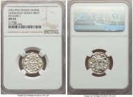 Normandy. Richard I Denier ND (943-996) MS65 NGC, Rouen mint, Dup-16. 20mm. 1.23gm. Lustrous white untoned with a fully centered strike. 

HID098012...