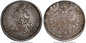 Leopold I Taler 1692-KB AU55 NGC, Kremnitz mint, KM214.3, Dav-3262. Comes with auction tag (Heritage 1999 FUN Sale) and housed in oversized NGC holder...