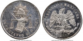 Republic 25 Centavos 1881 Ga-S MS64 NGC, Guadalajara mint, KM406.4. Highly reflective fields and totally untoned. 

HID09801242017

© 2020 Heritag...