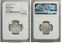 Danzig. Stephan Bathory Grosz (Groschen) 1579 UNC Details (Cleaned) NGC, Gum-790, CNG-130. 

HID09801242017

© 2020 Heritage Auctions | All Rights...