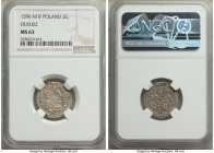 Sigismund III Trojak (3 Groszy) 1596 NI-IF MS63 NGC, Olkusz mint, Gum-1035. 

HID09801242017

© 2020 Heritage Auctions | All Rights Reserved