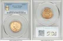 Confederation gold 20 Francs 1930-B MS66 PCGS, Bern mint, KM35.1. AGW 0.1867 oz. 

HID09801242017

© 2020 Heritage Auctions | All Rights Reserved