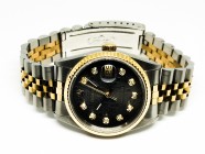 Rolex DateJust Bicolor with Diamonds Bezel
Steel&Gold; 36mm;1980-now; Box and papers