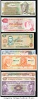 A Group of Fifteen Notes from Latin America Including Examples from Guatemala, Haiti, Honduras, Paraguay, and Venezuela. Crisp Uncirculated. 

HID0980...