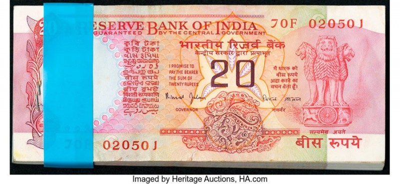 India Reserve Bank of India 20 Rupees ND (1997) Pick 82k Jhun6.5.3.2, Original P...