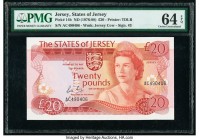 Jersey States of Jersey 20 Pounds ND (1976-88) Pick 14b PMG Choice Uncirculated 64 EPQ. 

HID09801242017

© 2020 Heritage Auctions | All Rights Reserv...
