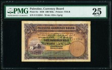Palestine Palestine Currency Board 500 Mils 20.4.1939 Pick 6c PMG Very Fine 25. 

HID09801242017

© 2020 Heritage Auctions | All Rights Reserved