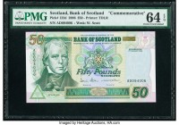 Scotland Bank of Scotland 50 Pounds 1.1.2006 Pick 122d Commemorative PMG Choice Uncirculated 64 EPQ. 

HID09801242017

© 2020 Heritage Auctions | All ...