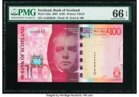 Scotland Bank of Scotland 100 Pounds 17.9.2007 Pick 128a PMG Gem Uncirculated 66 EPQ. 

HID09801242017

© 2020 Heritage Auctions | All Rights Reserved...