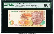 South Africa South African Reserve Bank 200 Rand ND (1994) Pick 127a PMG Gem Uncirculated 66 EPQ. 

HID09801242017

© 2020 Heritage Auctions | All Rig...