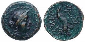 114-95 aC. Cilicia. Soloi-Pompeiopolis. Antioquía. Ae. (Milne 18 en NC 1940 para estos monogramas pero para el tipo inverso de búho). SNG Levante 865 ...