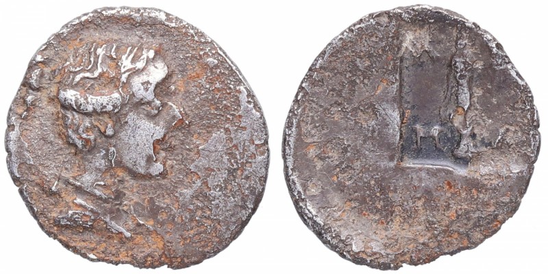 27-20 aC. LYCIAN LEAGUE. Masikytes. 1/4 Drachm . RPC 3311. Ag. 0,73 g. Busto dra...