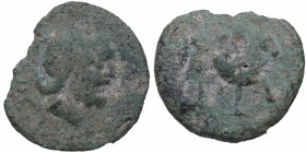 50 aC. Sacili. Pedro Abad (Córdoba). As. Ae. 9,29 g. BC+. Est.80.