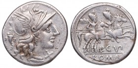 147 aC. Familia Cupiennia. Roma. Denario. FFC 665. Ag. 3,52 g. EBC. Est.180.