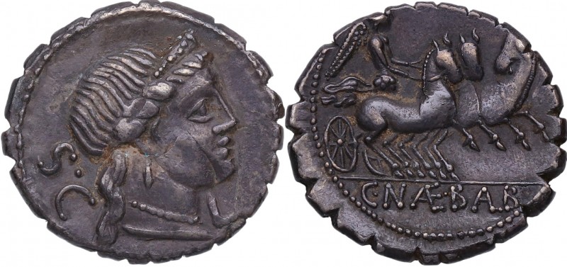 79 aC. Familia Naevia. Auxiliar de Roma. Denario. FFC 939. Ag. 3,96 g. EBC-. Est...