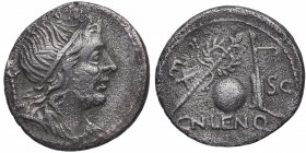 76 aC. Cornelia. Denario. Ag. 3,39 g. MBC+ / EBC-. Est.150.
