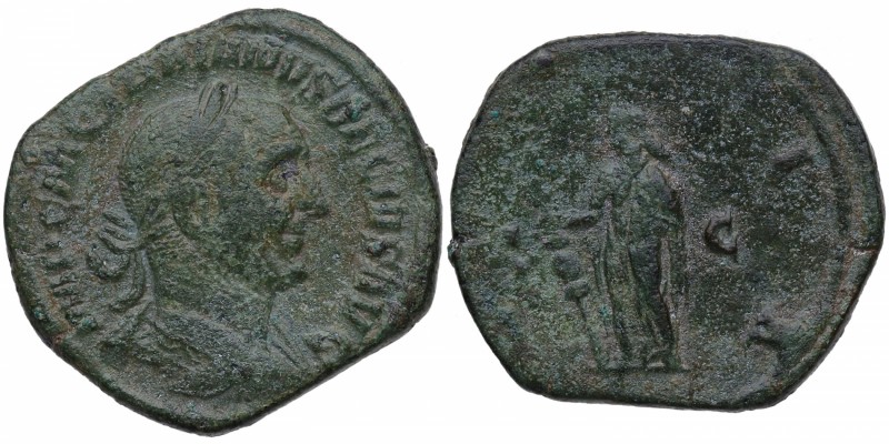 249-251. Trajano Decio. Sestercio. Ae. 16,43 g. /DACIA. MBC. Est.120.