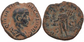 251dC. Herenio Etrusco. Sestercio. Ae. 17,64 g. /PIETAS AVGG. MBC-. Est.240.