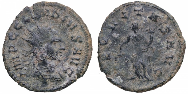 268-269. Claudio II El Gótico (268-270 dC). Roma. Un Antoniniano. Ae. 2,89 g. IM...