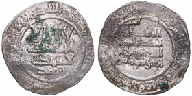 912-961. Abd-Al-Rahman III. Al Andalus. Dirham. 324 H (Anverso Said). Ag. 3,56 g. MBC+. Est.50.