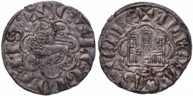1277. Alfonso X (1252-1284). Toledo. Dinero Seisén 2ª Guerra. AR 207,8. MMM A10-11-35. ALF10-2-2. Ve. 0,85 g. MBC. Est.50.