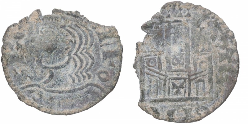 1312-1350. Alfonso XI (1312-1350). Toledo. Cornado. Mar 502. Ve. 0,74 g. T en pu...