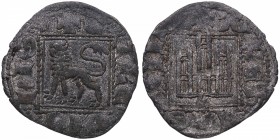 1332. Alfonso XI (1312-1350). Sevilla. Dinero Novén . Mar A11-1-24 variante. ALF11-3-3. Ve. 0,87 g. MBC. Est.35.