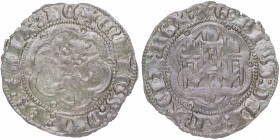 1390-1406. Enrique III (1390-1406). Toledo. Blanca. Mar 770. Ve. 1,46 g. Bonita pátina. MBC+. Est.30.