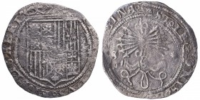 1556-1560. Reyes Católicos (1469-1504). Sevilla. 1 Real. Ag. 3,00 g. MBC-. Est.30.