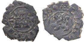 1603 dC. Felipe III (1598-1621). Segovia. 2 Maravedís. Cal-830. Cu-Ni. 1,50 g. MBC. Est.20.