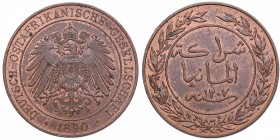 1890. África Alemana del Este. 1 Pesa. Ae. 6,53 g. SC. Est.12.