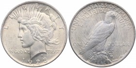 1923. Estados Unidos. 1 Dólar. Ae. 26,74 g. Peace. SC. Est.45.