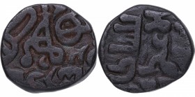 1483-1520. India. Sultanato de Delhi. Nasir al-Din Mahmud Shah I. 1 Jital. Ae. 3,51 g. EBC-. Est.25.
