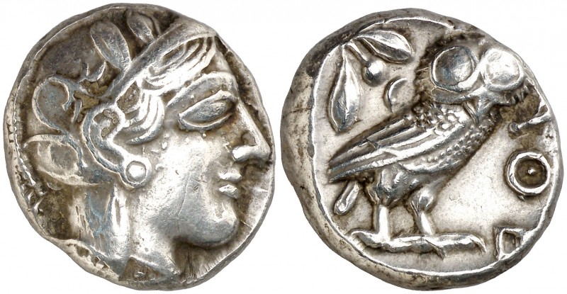 (454-404 a.C.). Ática. Atenas. Tetradracma. (S. 2526) (CNG. IV, 1597). 17,11 g. ...