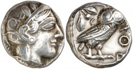 (454-404 a.C.). Ática. Atenas. Tetradracma. (S. 2526) (CNG. IV, 1597). 17,11 g. EBC-.