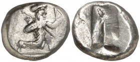 (450-330 a.C.). Lidia. Siglos. (S. 4682). 5,55 g. MBC.