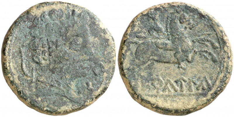 Ercavica (Cañaveruelas). As. (FAB. 1275) (ACIP. 1855). 11,28 g. BC/MBC-.