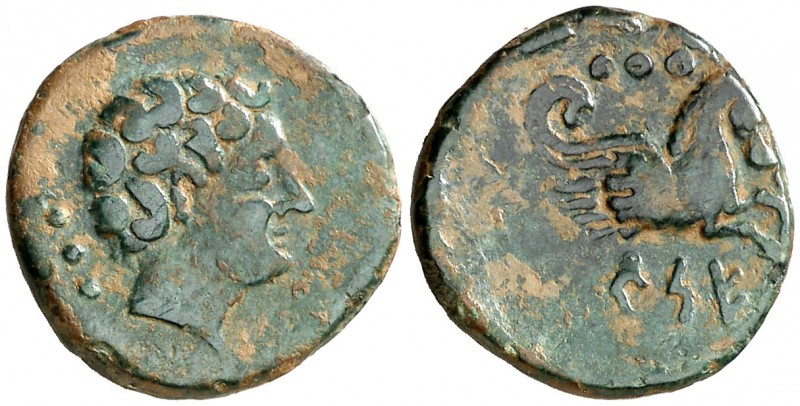 Cese (Tarragona). Cuadrante. (FAB. 2327 var) (ACIP. 1119). 2,69 g. Pátina verde....