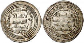 AH 95. Califato Omeya de Damasco. Al-Walid I. Kerman. Dirhem. (S.Album 128) (Lavoix 318). 2,88 g. EBC-.