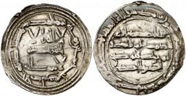 AH 163. Emirato Independiente. Abderrahman I. Al Andalus. Dirhem. (V. 61) (Fro. 1). 2,56 g. Bella. Ex Colección Manuela Etcheverría. EBC-.